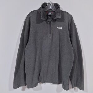 The North Face men’s fleece pullover 1/4 zip | Size L